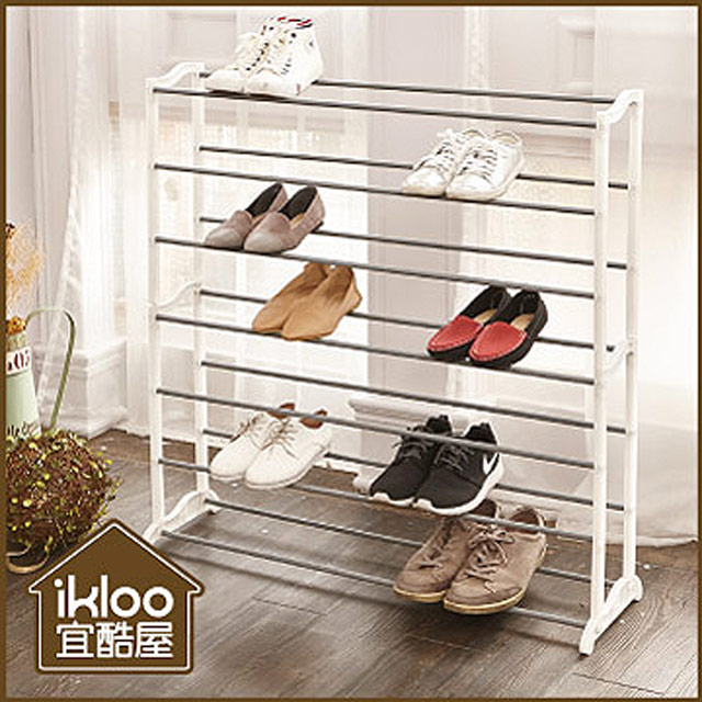 【ikloo】極簡實用層疊鞋架