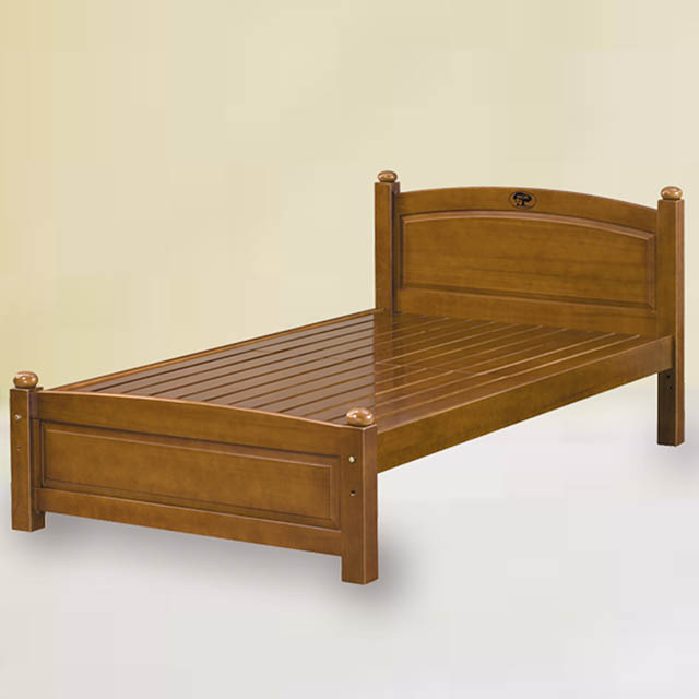 Boden-安琪3.5尺實木床板單人床架