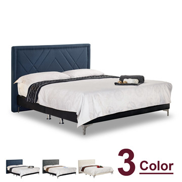 【時尚屋】[C7查爾5尺雙人床C7-669-4三色可選/不含床墊/免運費/免組裝/臥室系列