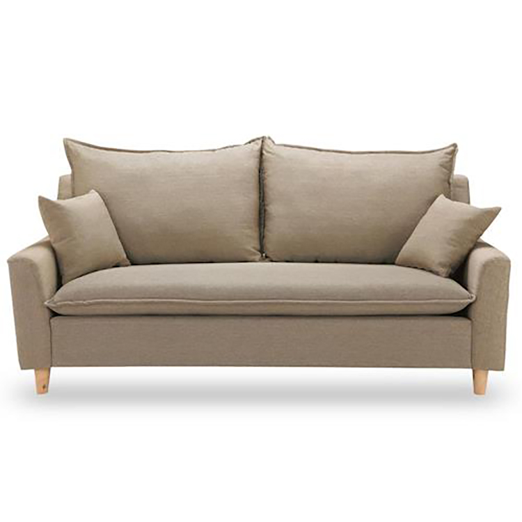 【時尚屋】[MT7奧蘿拉三人座淺咖啡色沙發MT7-321-2免組裝/免運費/沙發