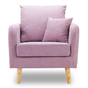 【時尚屋】[MT7卡洛兒單人座粉紫色沙發MT7-322-6免組裝/免運費/沙發