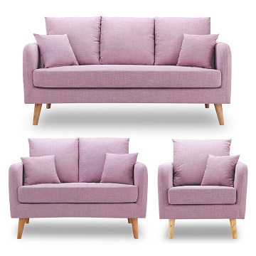 【時尚屋】[MT7卡洛兒粉紫色沙發組MT7-322-5免組裝/免運費/沙發