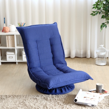 EASY HOME-360度旋轉多段和室椅 (寶藍色)
