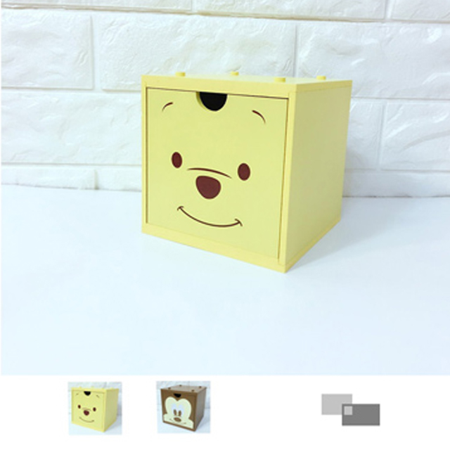 (ONE 生活) 正版維尼積木收納盒WP-0002