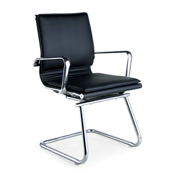 AS-強尼質感皮革弓型辦公椅-56X58X92cm
