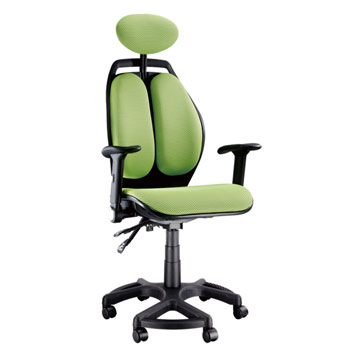AS-布拉德鮮綠T型扶手高級辦公椅-64x62x123cm