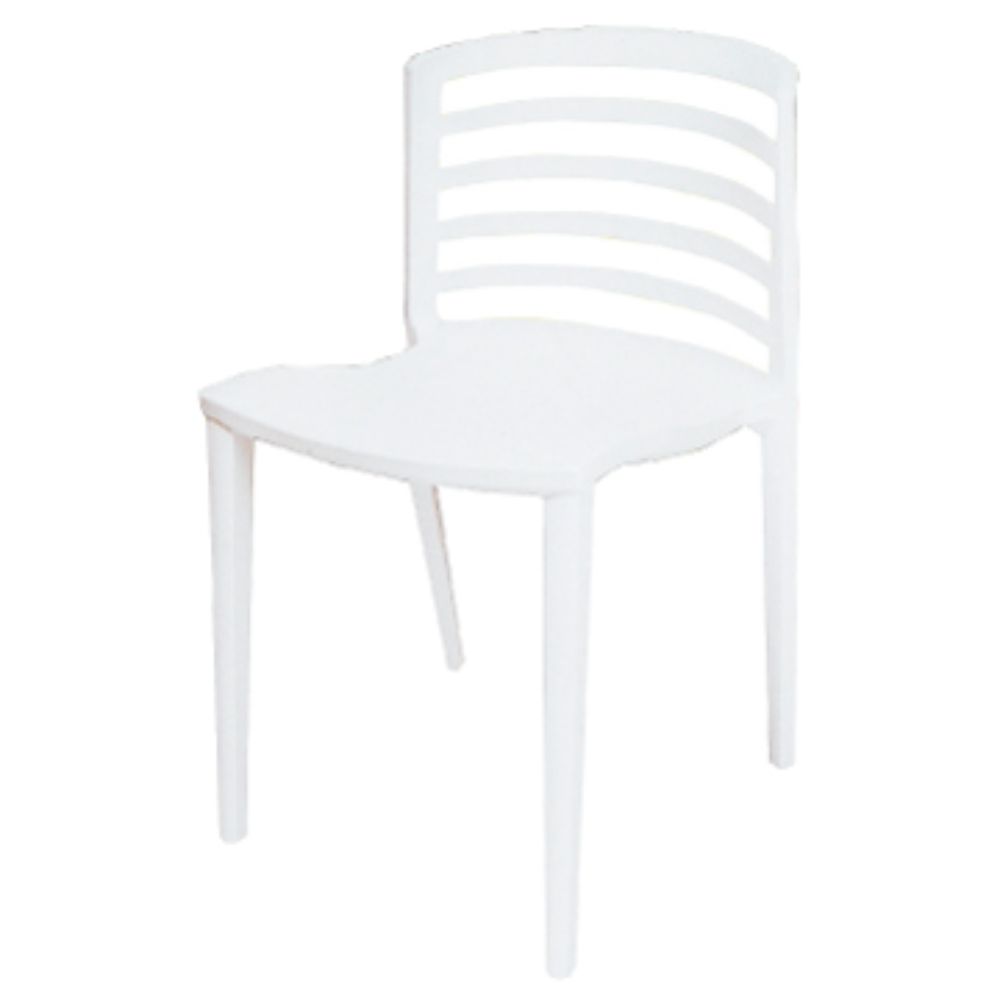 AS-得利白色休閒椅-53x51x77cm