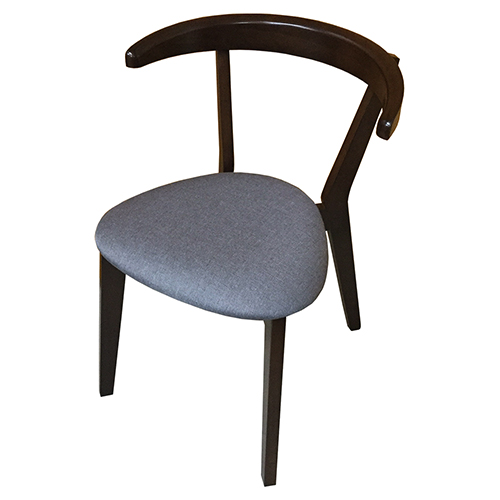 AS-Carlin胡桃色灰布面實木餐椅-44.5x49x71cm