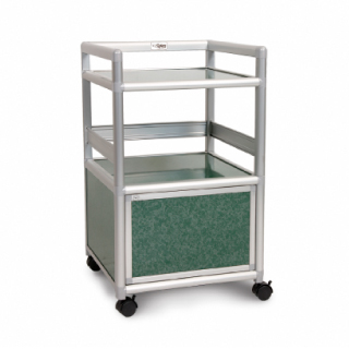 Cabini小飛象-花崗綠得意1.5尺單門鋁合金餐櫃-49.8x50.8x83.6cm