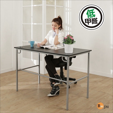 BuyJM簡單型低甲醛粗管仿馬鞍皮工作桌/電腦桌(寬120cm)