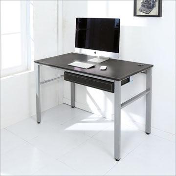 (BuyJM) 低甲醛仿馬鞍皮120公分抽屜穩重型工作桌/電腦桌
