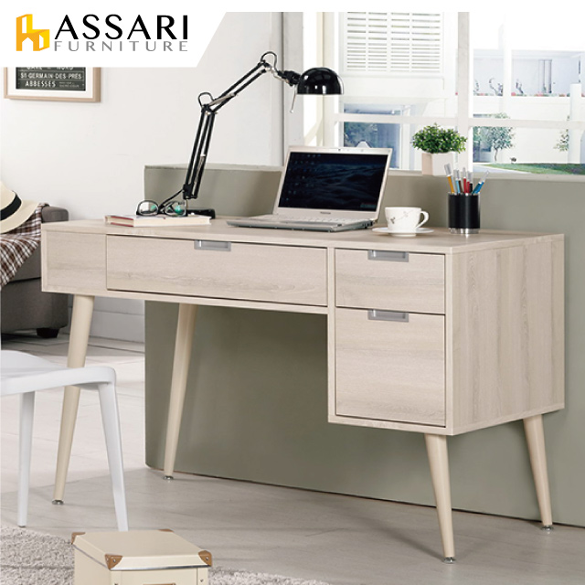 ASSARI-愛莎4尺書桌(寬120x深60x高78cm)