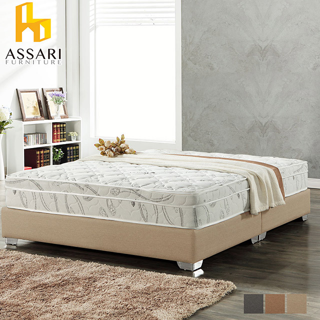 ASSARI-梅莉歐式耐刮貓抓皮床底-單大3.5尺
