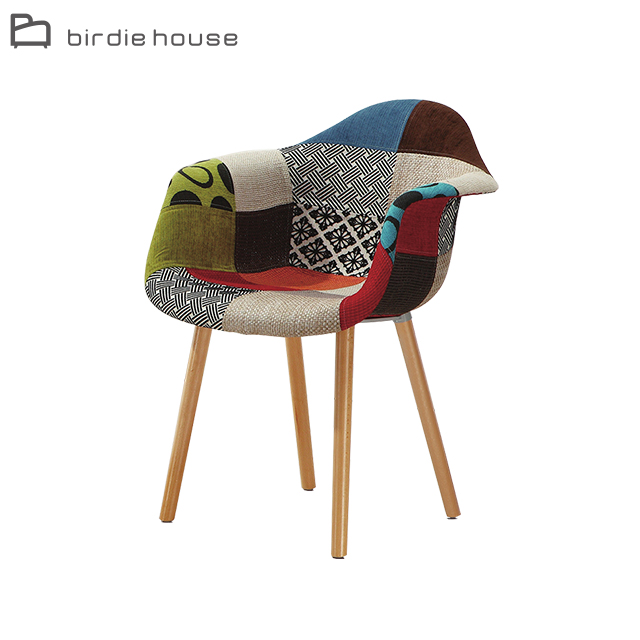 Birdie-貝格曼拼布設計休閒椅-低背款(單椅)
