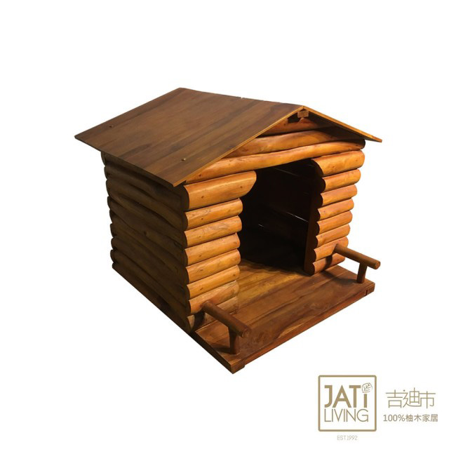 【吉迪市柚木家具】柚木簡約造型狗屋