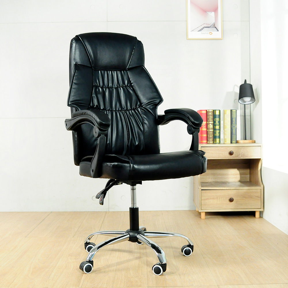 F005 黑泰爾皮面辦公椅 電腦椅 主管椅
