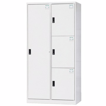【時尚屋】HDF多用途3x6尺鋼製4格置物櫃HDF-BL-2513