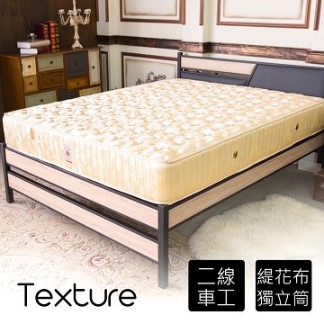 【時尚屋】凡斯獨立筒彈簧6尺加大雙人床墊BD7-03-6臺灣製/免組裝/免運費