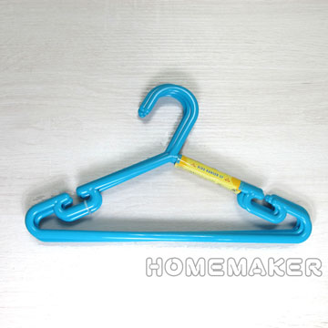 [Home+幸福雜貨 衣架(藍)-6組入