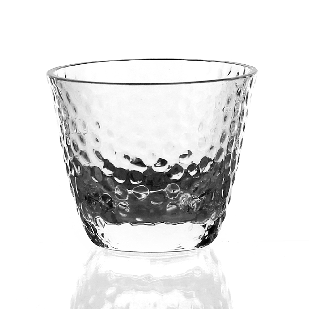 【庶鈿生活】日風錘紋玻璃小杯(60ml)-兩入組