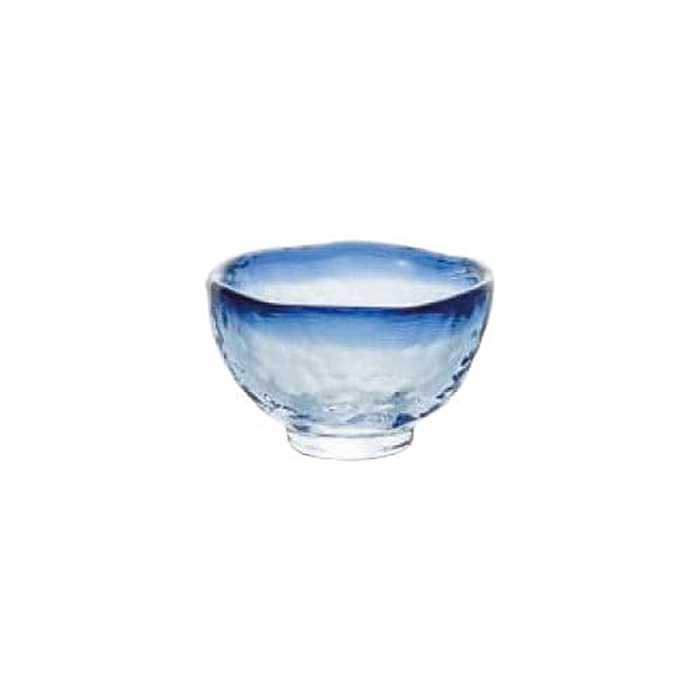日本ADERIA津輕 耐熱清酒杯40ml-藍