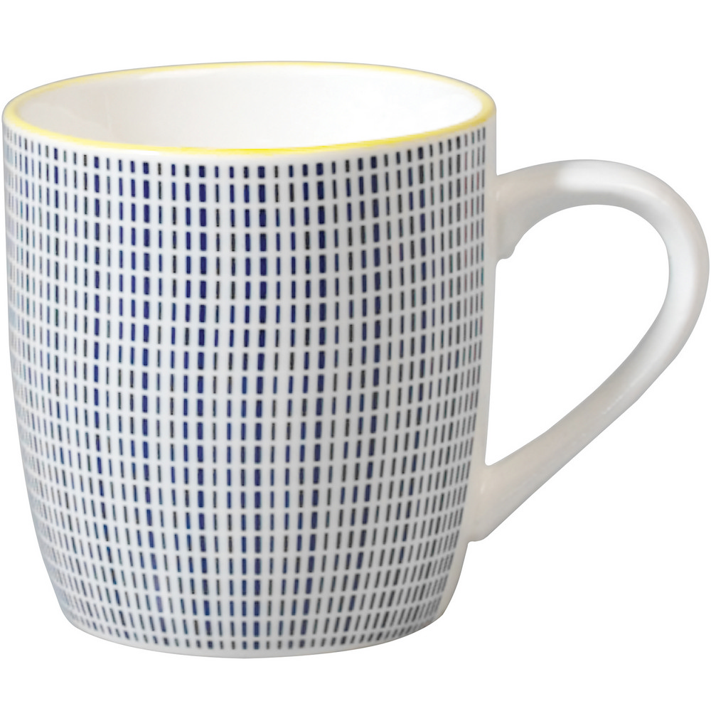Rex LONDON 瓷製馬克杯(虛線藍250ml)