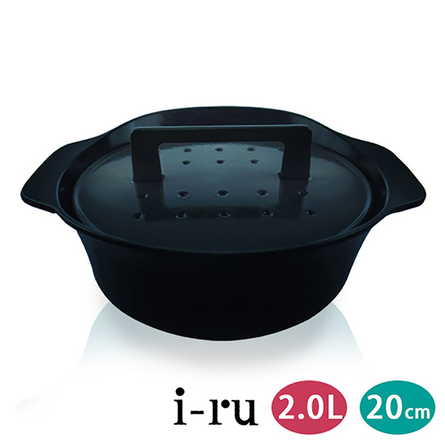 日本南部鐵器i-ru琺瑯鑄鐵鍋20cm(2.0L) 鐵藍