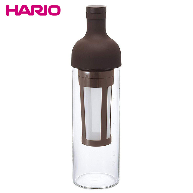 【HARIO】酒瓶造型冷泡咖啡壺650ml-咖啡色 FIC-70-CBR