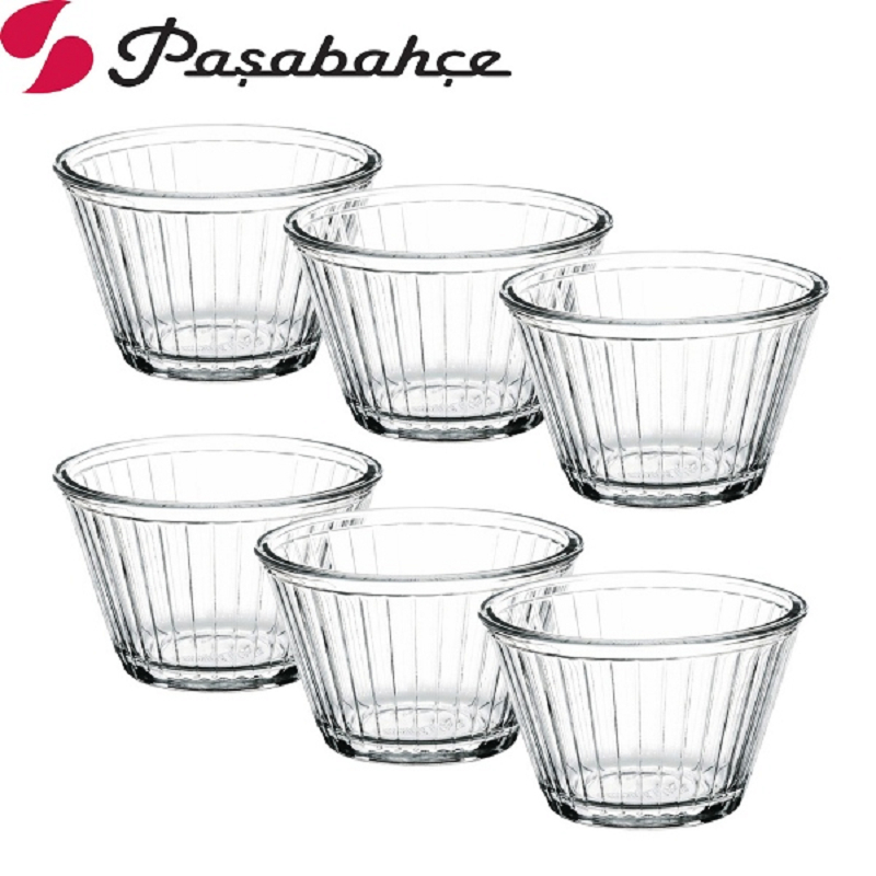 土耳其Pasabahce精緻強化玻璃奶酪碗-6入組