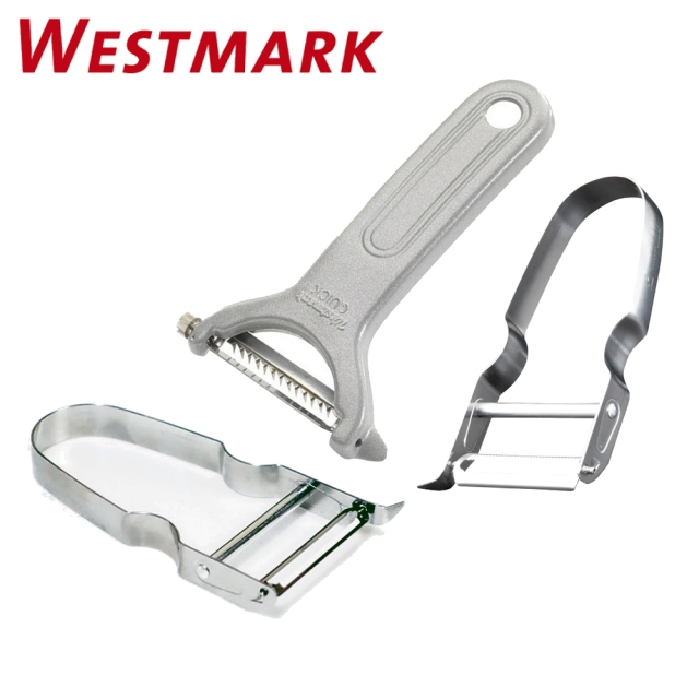 《德國WESTMARK》U型削皮器+齒狀U型削皮器+切絲器