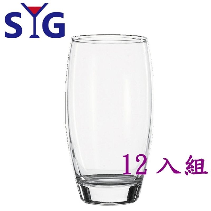 SYG玻璃果汁圓杯410cc-12入組