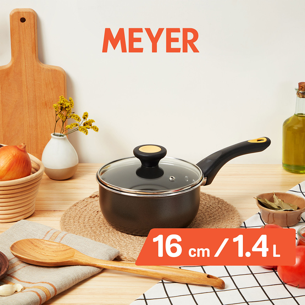 【MEYER美亞】NEW SKYLINE系列不沾單柄湯鍋16CM(附蓋)
