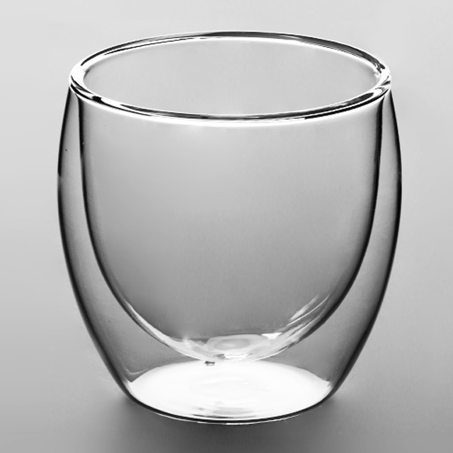 【FEW fu】雙層透明玻璃杯 (果汁杯、水杯、茶杯) - 250ml (1入)