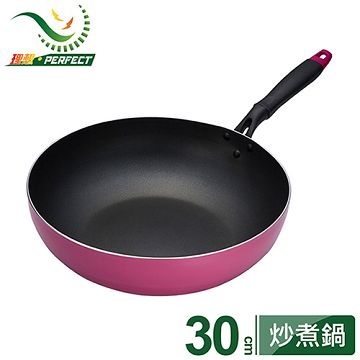 《台灣PERFECT•理想》品味日式不沾炒煮鍋30cm-台灣製造