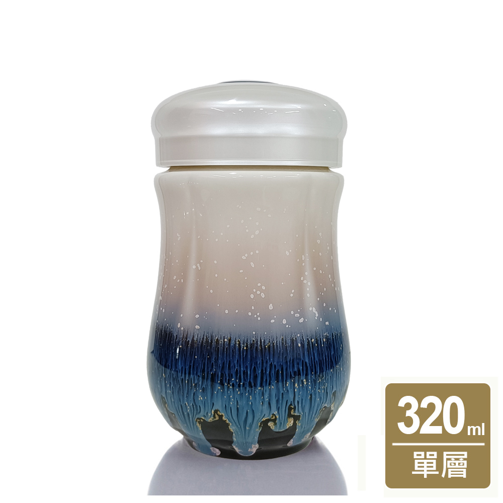 乾唐軒活瓷 •雪晶心情隨身杯( 小 / 單層 / 棕紫 )