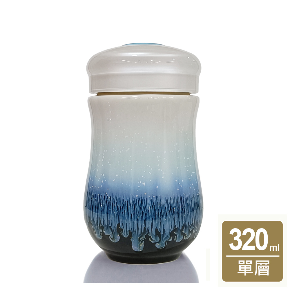 乾唐軒活瓷 •雪晶心情隨身杯( 小 / 單層 / 綠紫 )