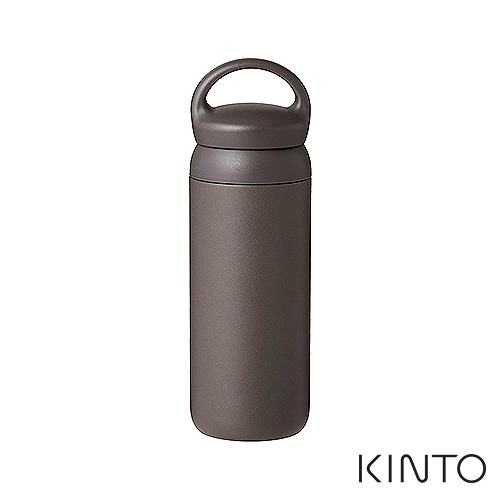 日本KINTO 提式輕巧保溫瓶 500ml-深灰