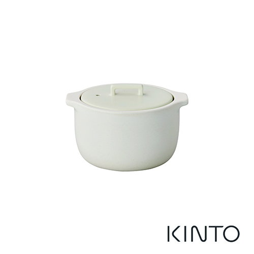 日本KINTO KAKOMI炊飯鍋 1.2L-白