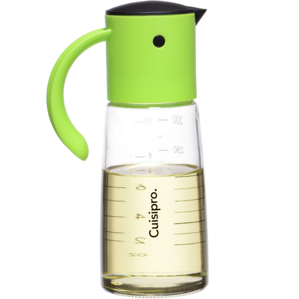 CUISIPRO 自動開闔油醋瓶(綠350ml)