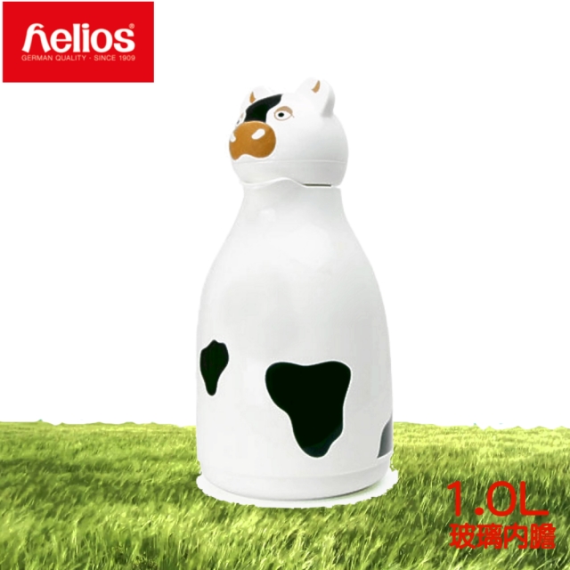 【德國 helios 海利歐斯 】乳牛造型保溫壺1000cc