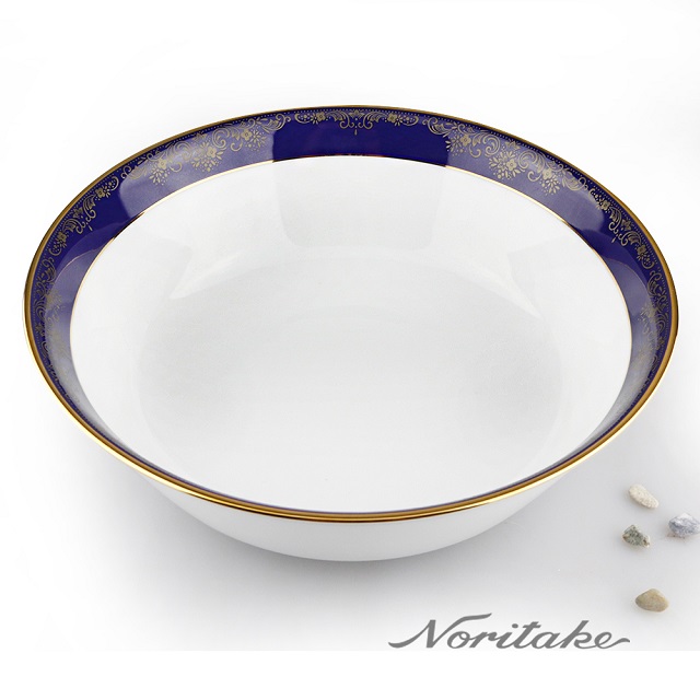 【Noritake】藍色樂章蔬菜缽 22.7CM