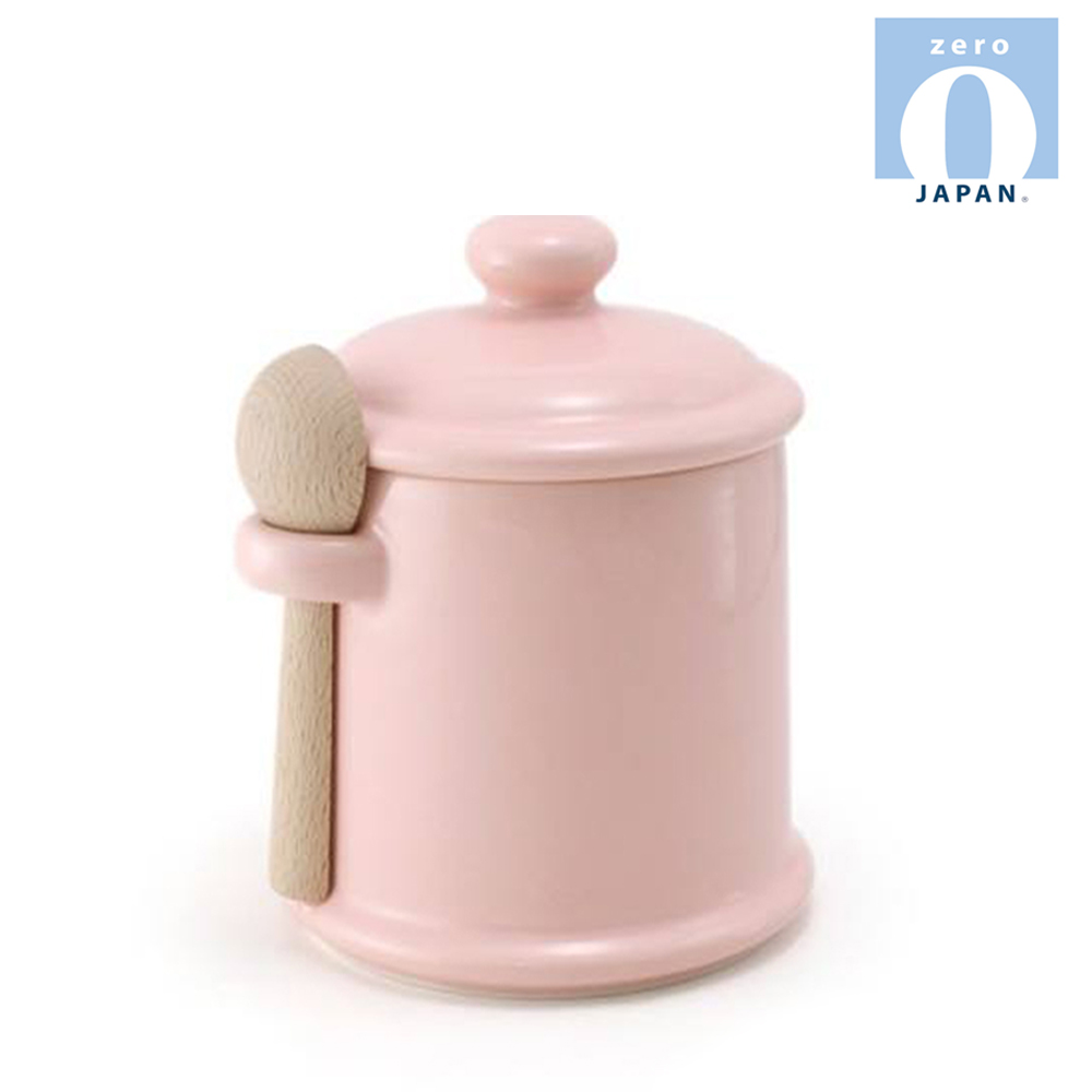 【ZERO JAPAN】陶瓷儲物罐(桃子粉)300ml