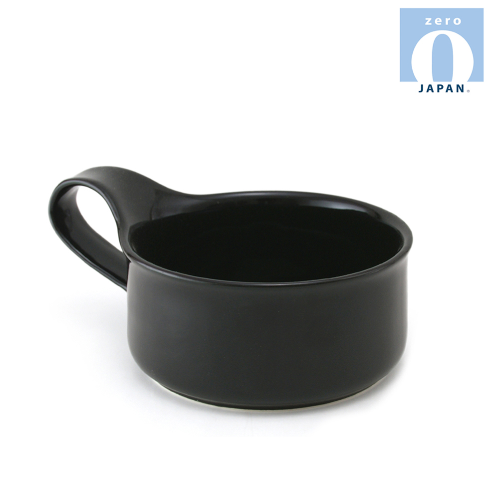 【ZERO JAPAN】造型湯杯280cc(內斂黑)