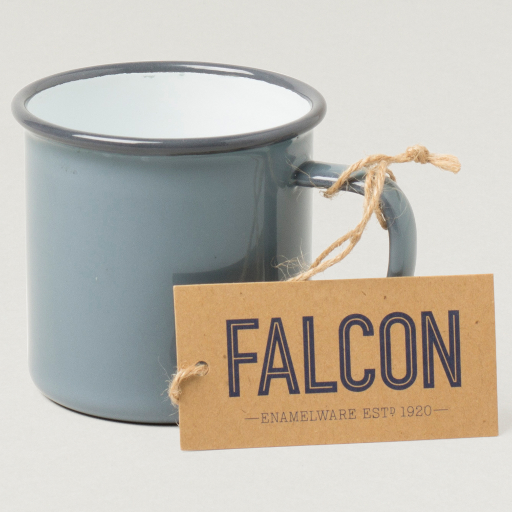 Falcon 獵鷹琺瑯 琺瑯馬克杯 350ml 灰白