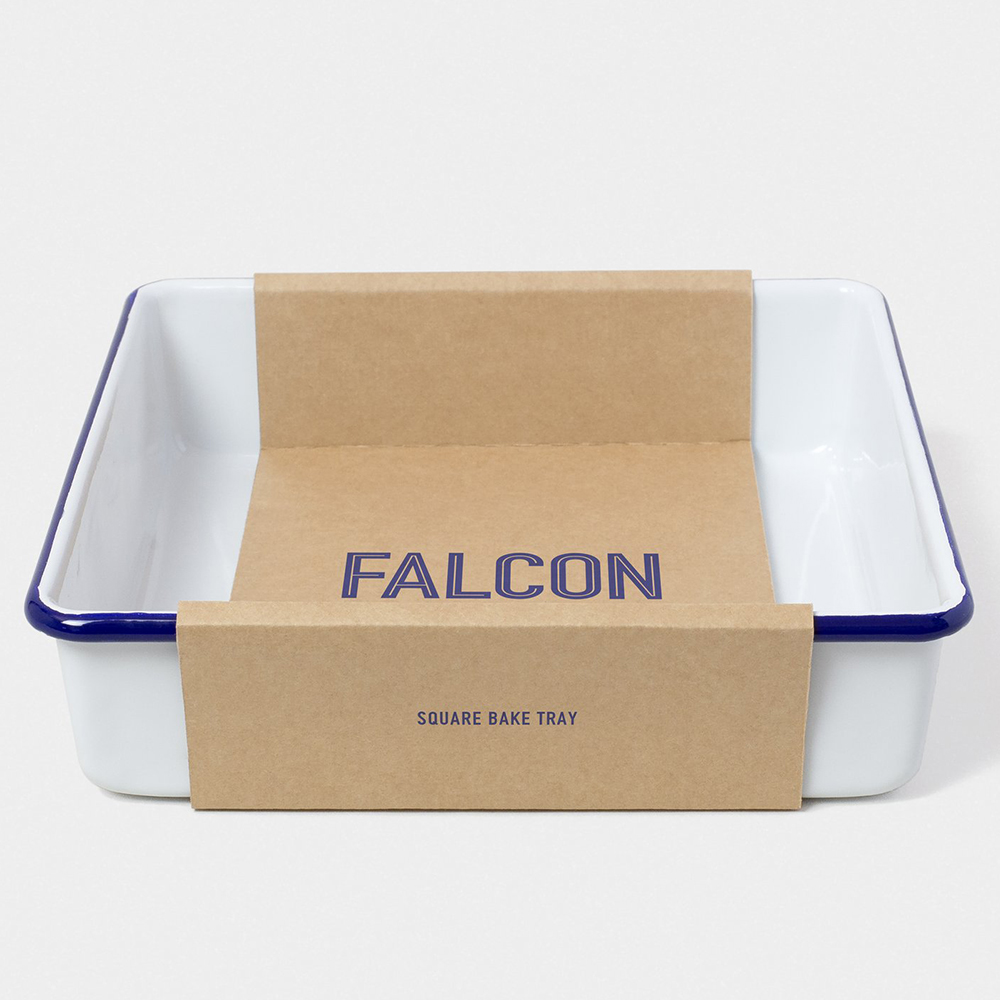Falcon 獵鷹琺瑯 琺瑯2合1烤盤 藍白