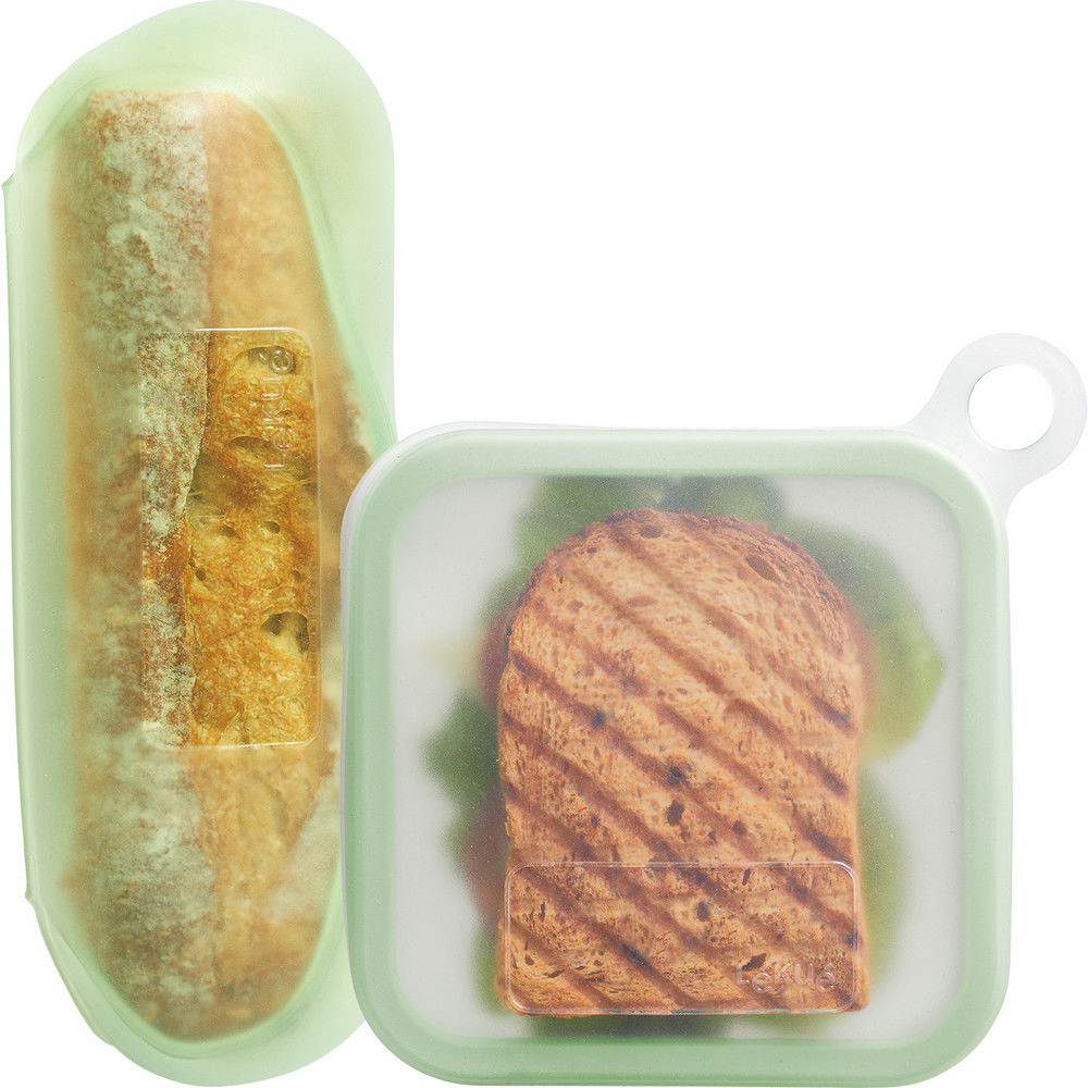 LEKUE 矽膠麵包餐盒2件