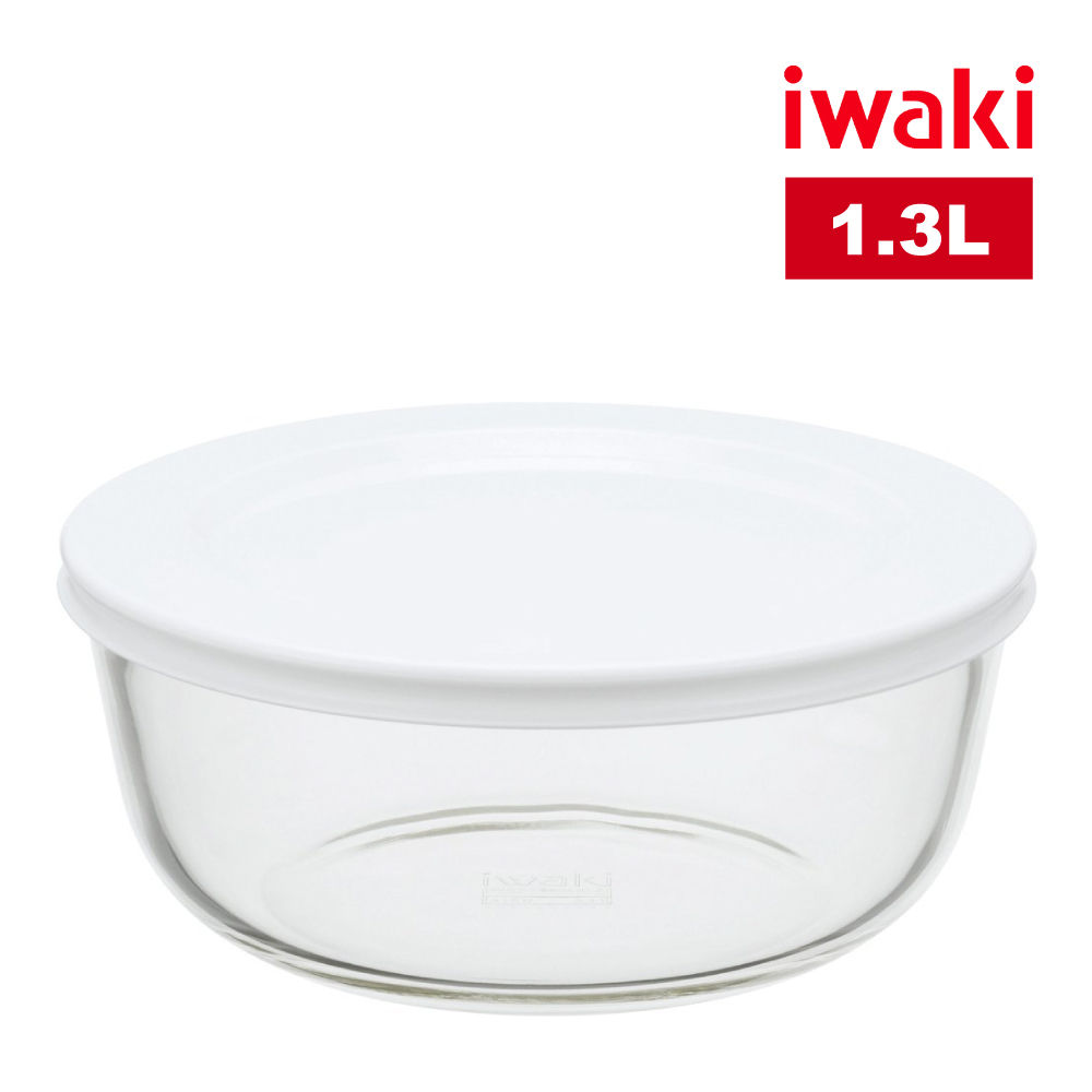 【iwaki】玻璃微波碗 1.3L