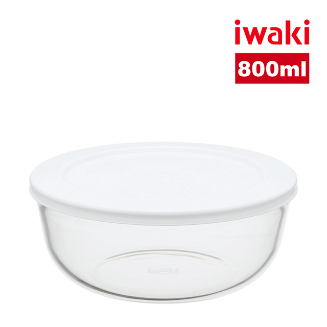 【iwaki】玻璃微波碗 800ml