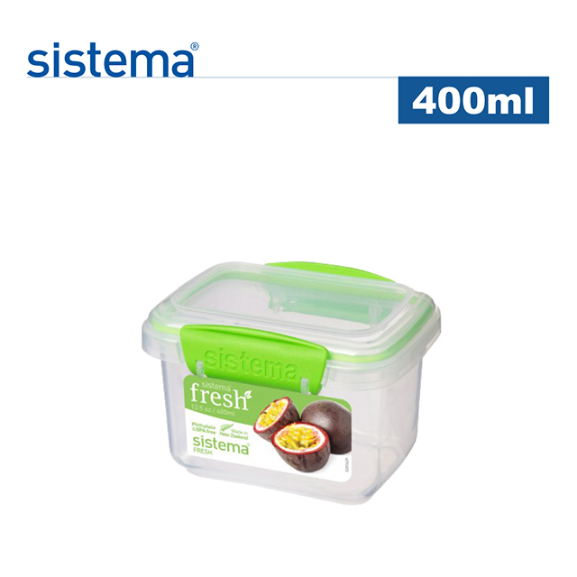 【sistema】紐西蘭進口fresh系列保鮮盒-400ml