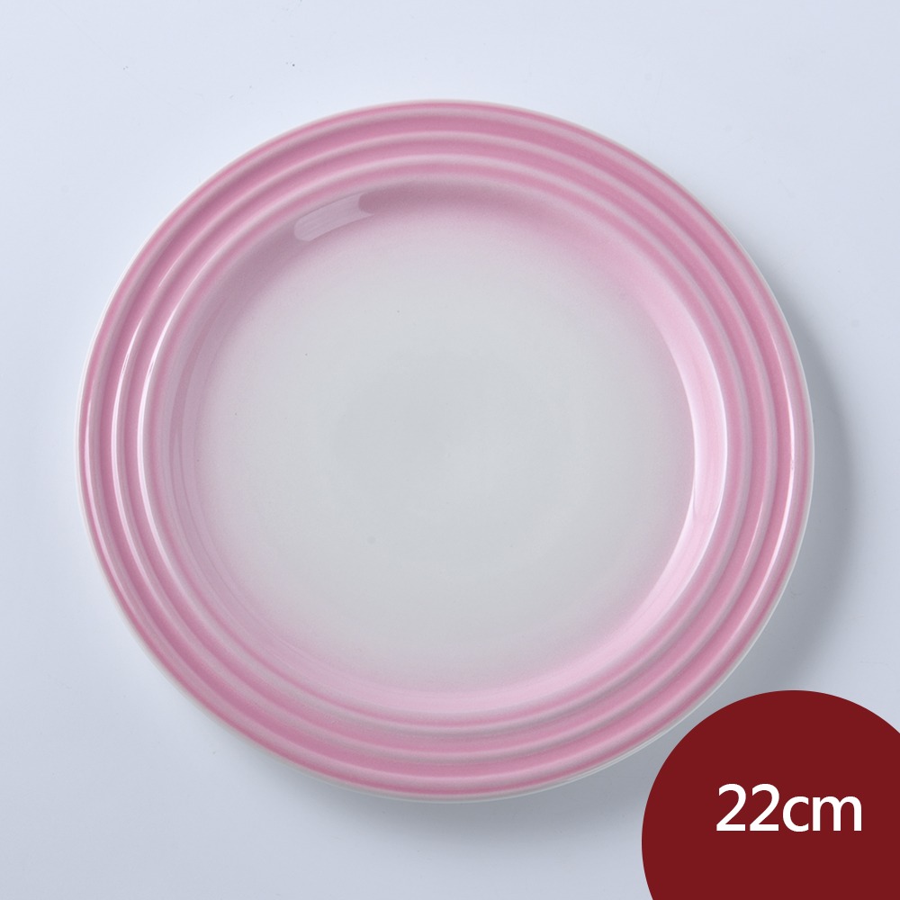 Le Creuset 陶瓷餐盤 22cm 漸層粉